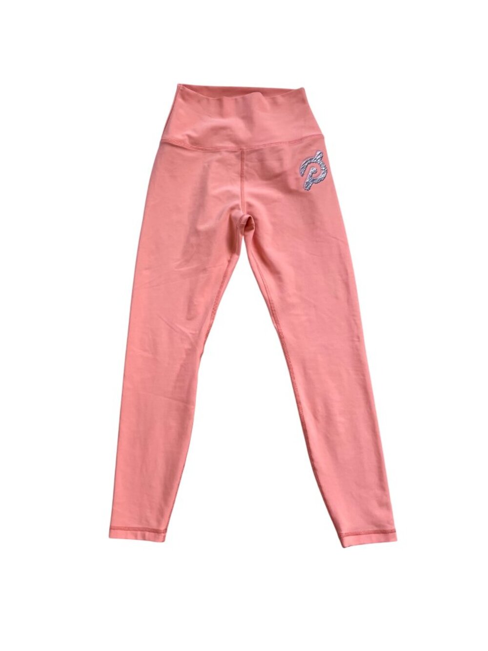 Peloton High-Waisted Pink Leggings Small Logo Activewear Leggings